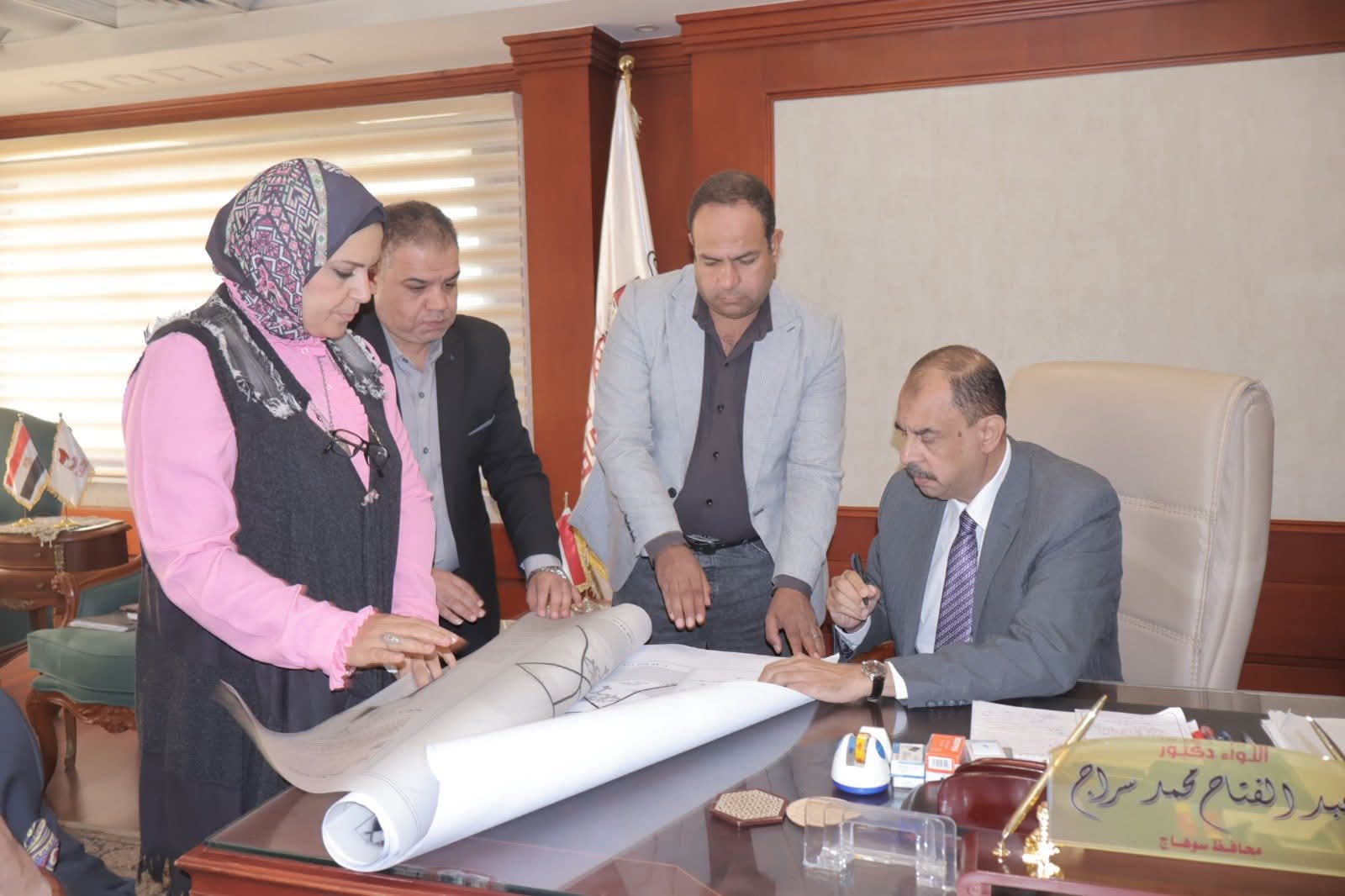 اعتماد لوحات المخطط الاستراتيجي لأخميم وانتهاء تحديث الاحوزة العمرانيةل7مراكز بسوهاج
