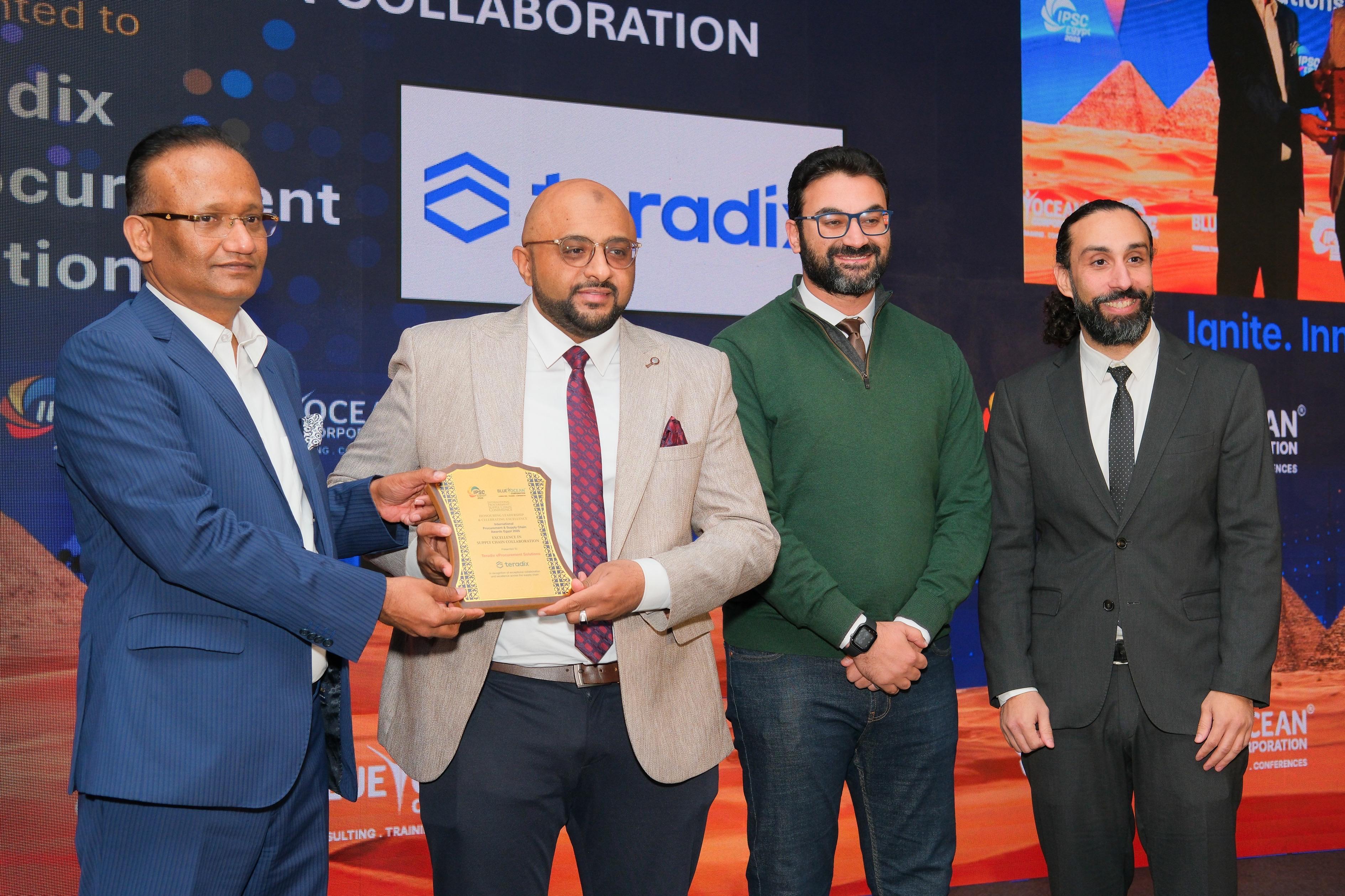 تيراديكس شريكًا تكنولوجيًا لمؤتمر IPSC Egypt 2025 وتحصد جائزة التميّز الإقليمي بسلاسل الإمداد