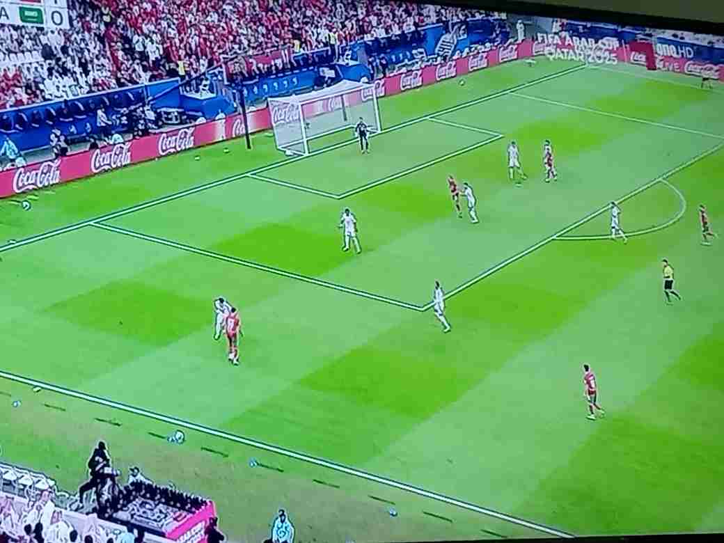 المغرب تتقدم بهدف نظيف على السعودية بكأس العرب قطر 2025