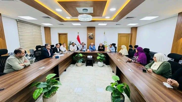 وفد من الاسكان  يتابع ملف التقنين  ومعدلات التنفيذ بالأراضي المضافة بالعبور الجديدة