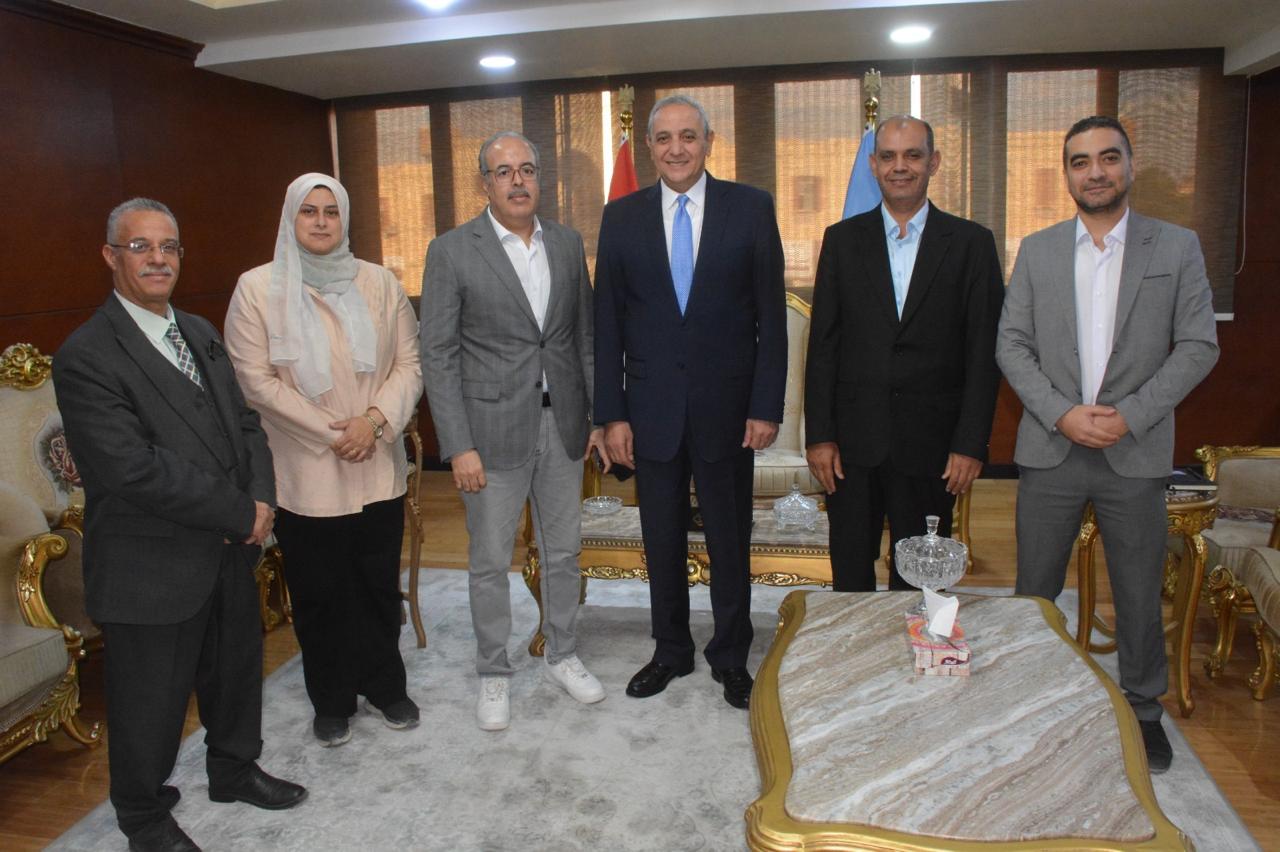 وفد من الإسكان والمرافق  يزورون الغربية لتقديم الدعم الفني ومتابعة المشروعات