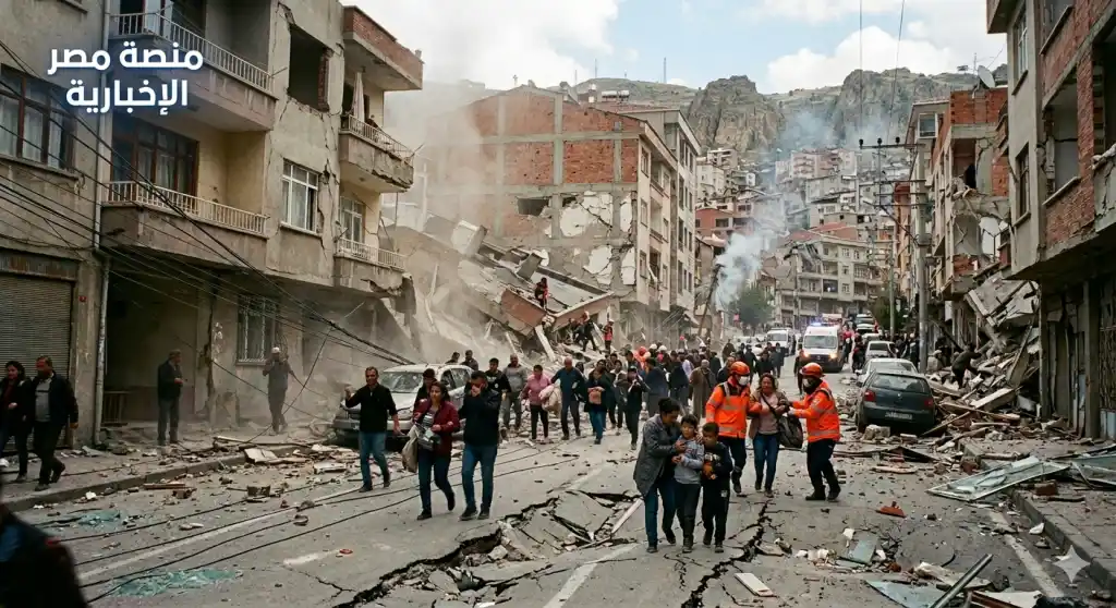 زلزال بقوة 5 ريختر شمال مطروح.. والبحوث الفلكية تكشف التفاصيل