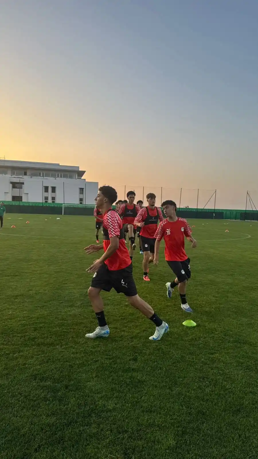 منتخب مصر للناشئين يختتم استعداداته لموقعة كوت ديفوار في ربع نهائي أمم أفريقيا